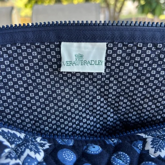 Vintage VERA BRADLEY Blue Coin Y2K Medium Duffle - Picture 11 of 15